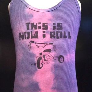 ⚡️THIS IS HOW I ROLL funny tricycle TieDye cute top 4T-5T